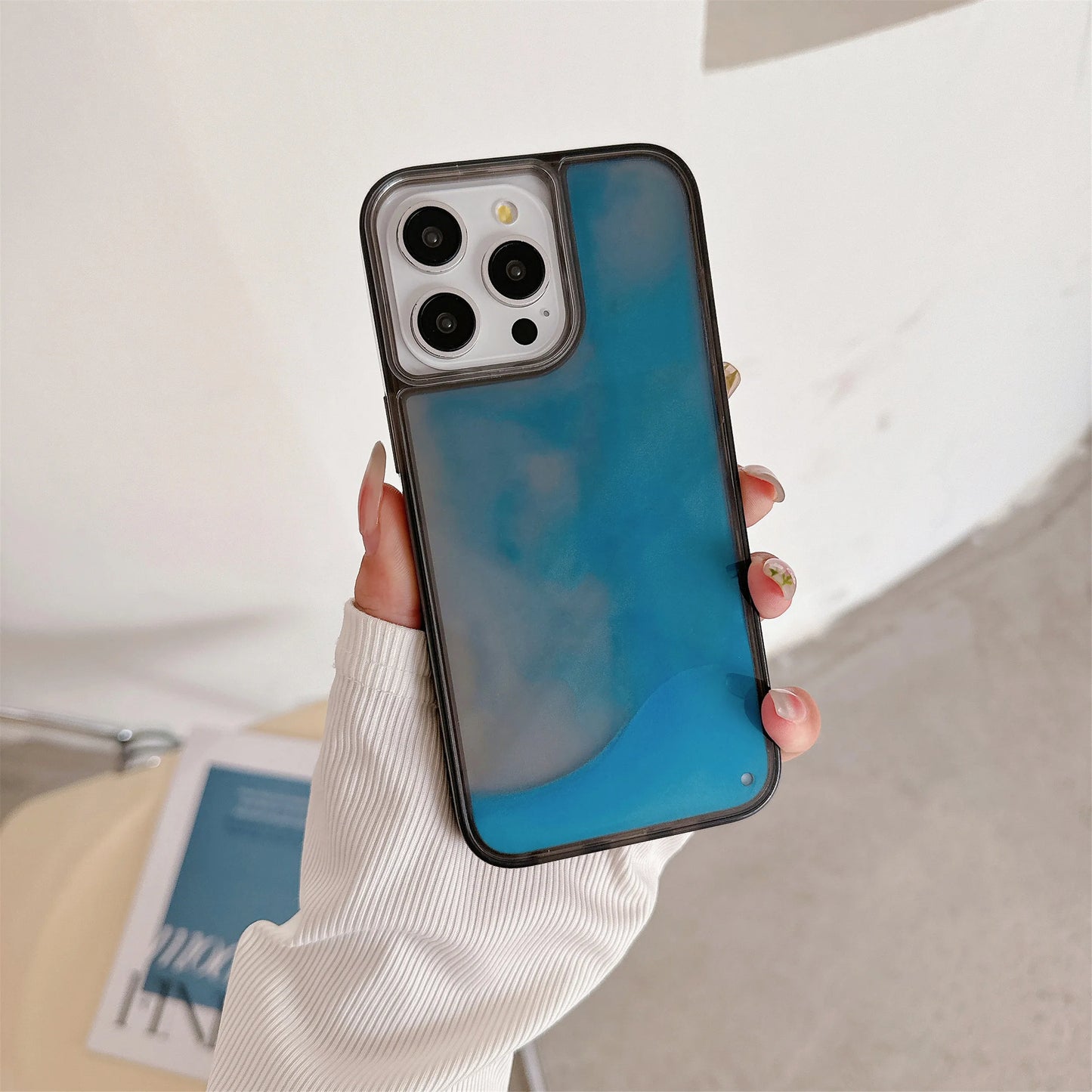 Luminous Glitter Quicksand Case