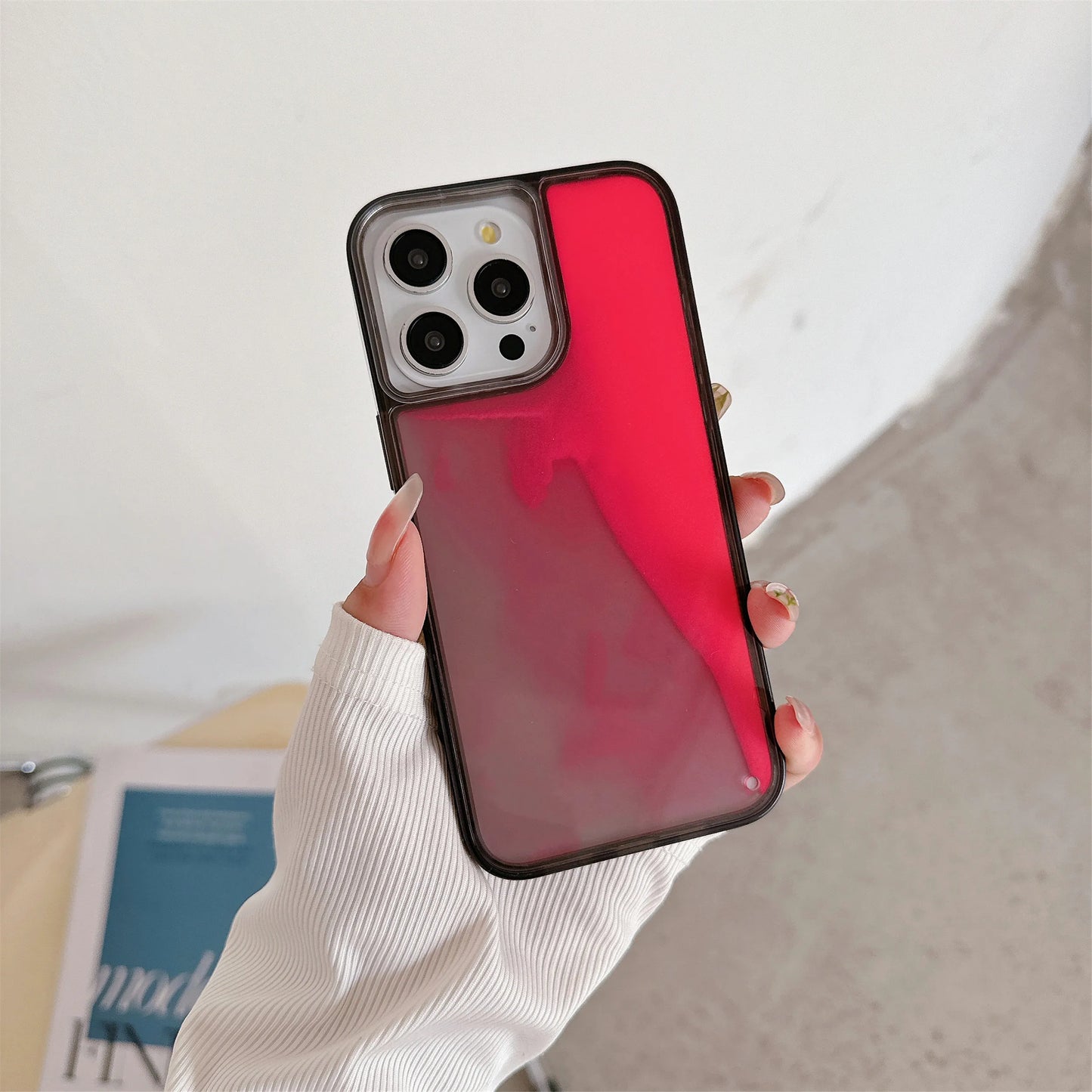 Luminous Glitter Quicksand Case