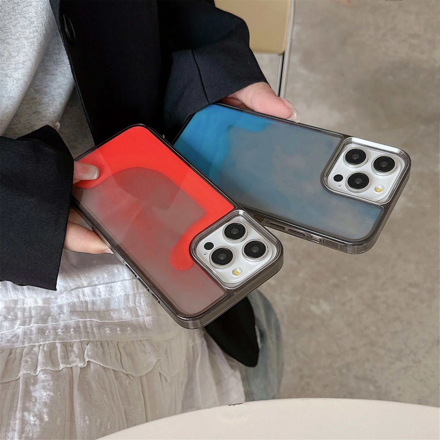 Luminous Glitter Quicksand Case
